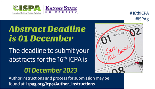 16th ICPA Abstracts Deadline