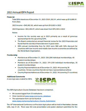 2023 Annual ISPA Report