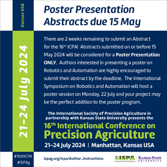 16th ICPA Poster Abstract due today